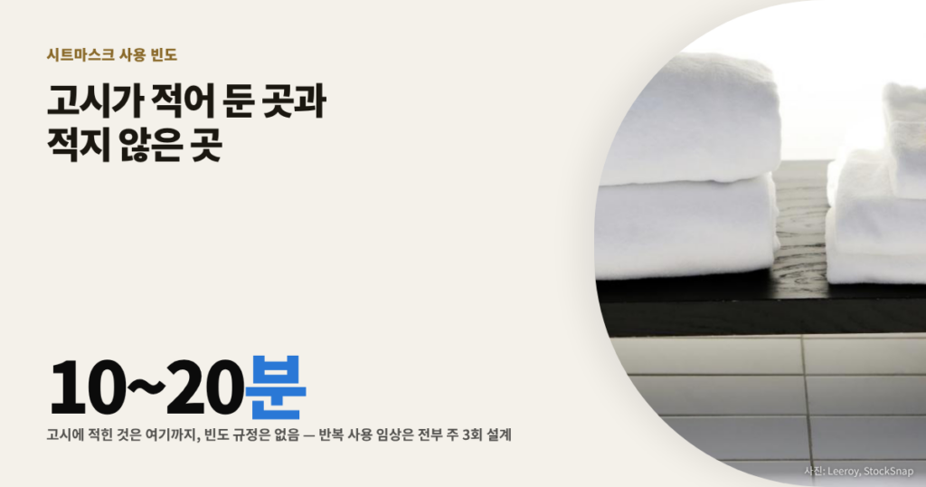 시트마스크 사용 빈도 대표이미지